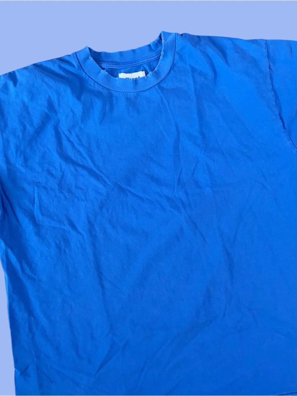 Elwood brand distressed blue tee